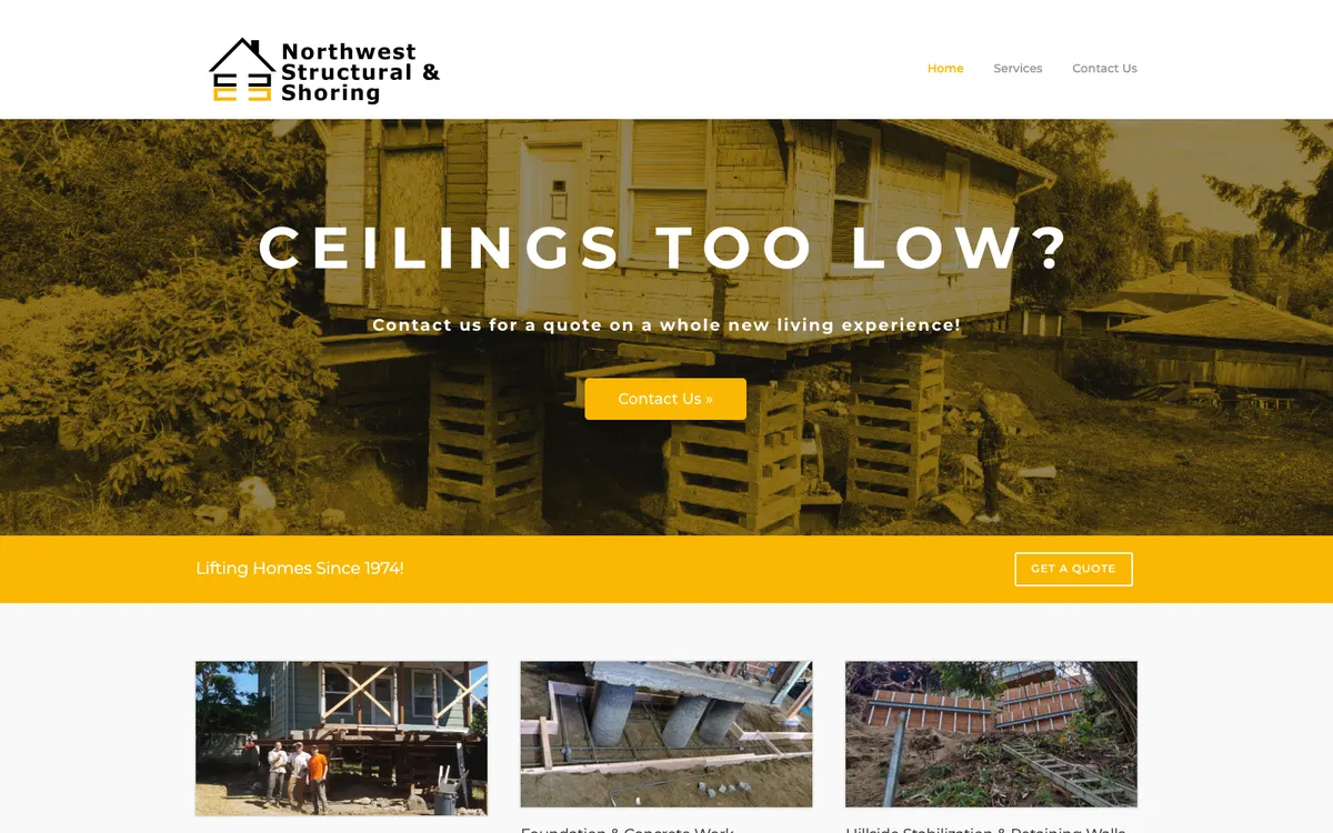 Northwest Structural & Shoring screenshot